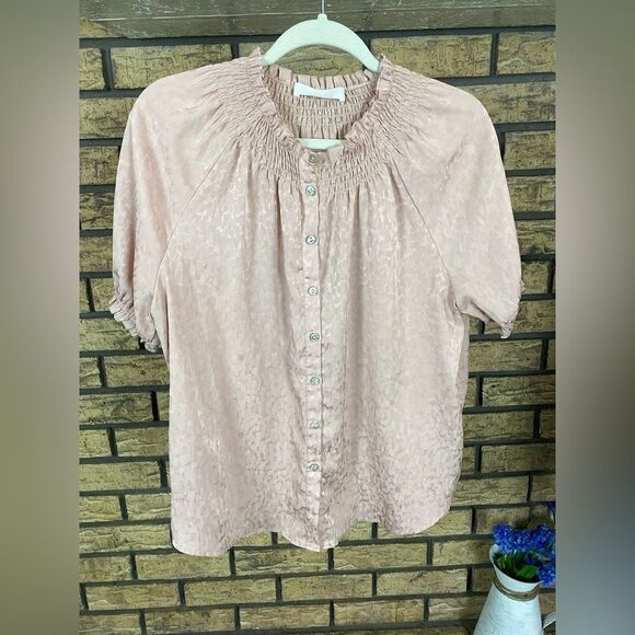 Adyson Parker mauve pink shiney blouse - Picture 1 of 5